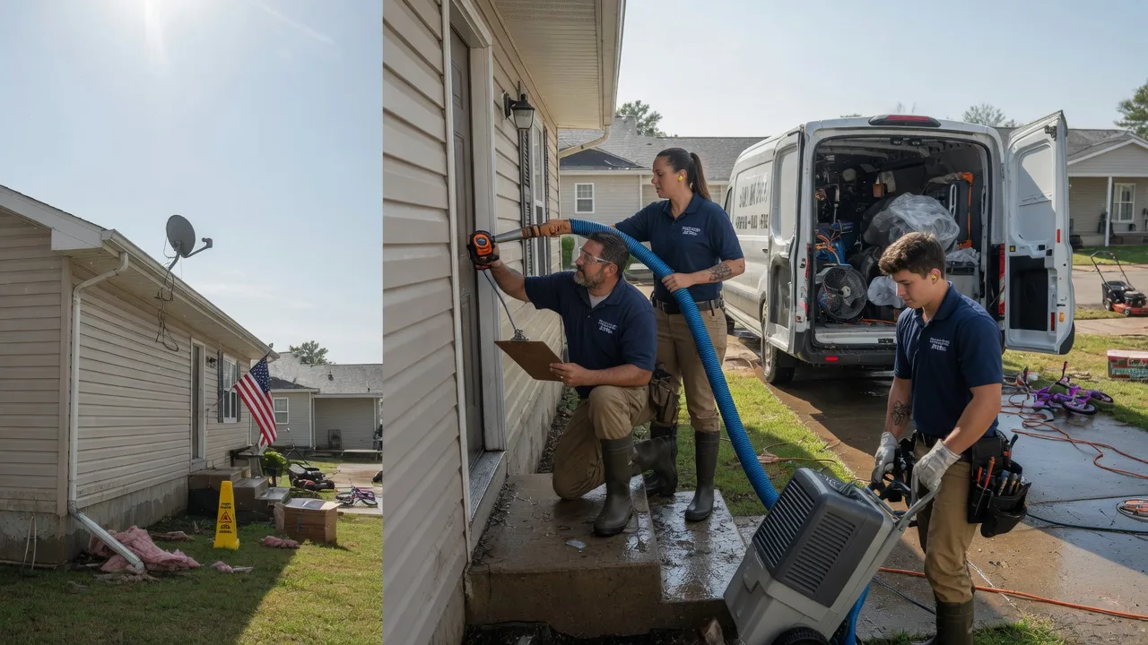 Ceiling Water Damage Restoration in Knoxville, PA near me